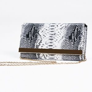 Women's Snakeprint Clutch